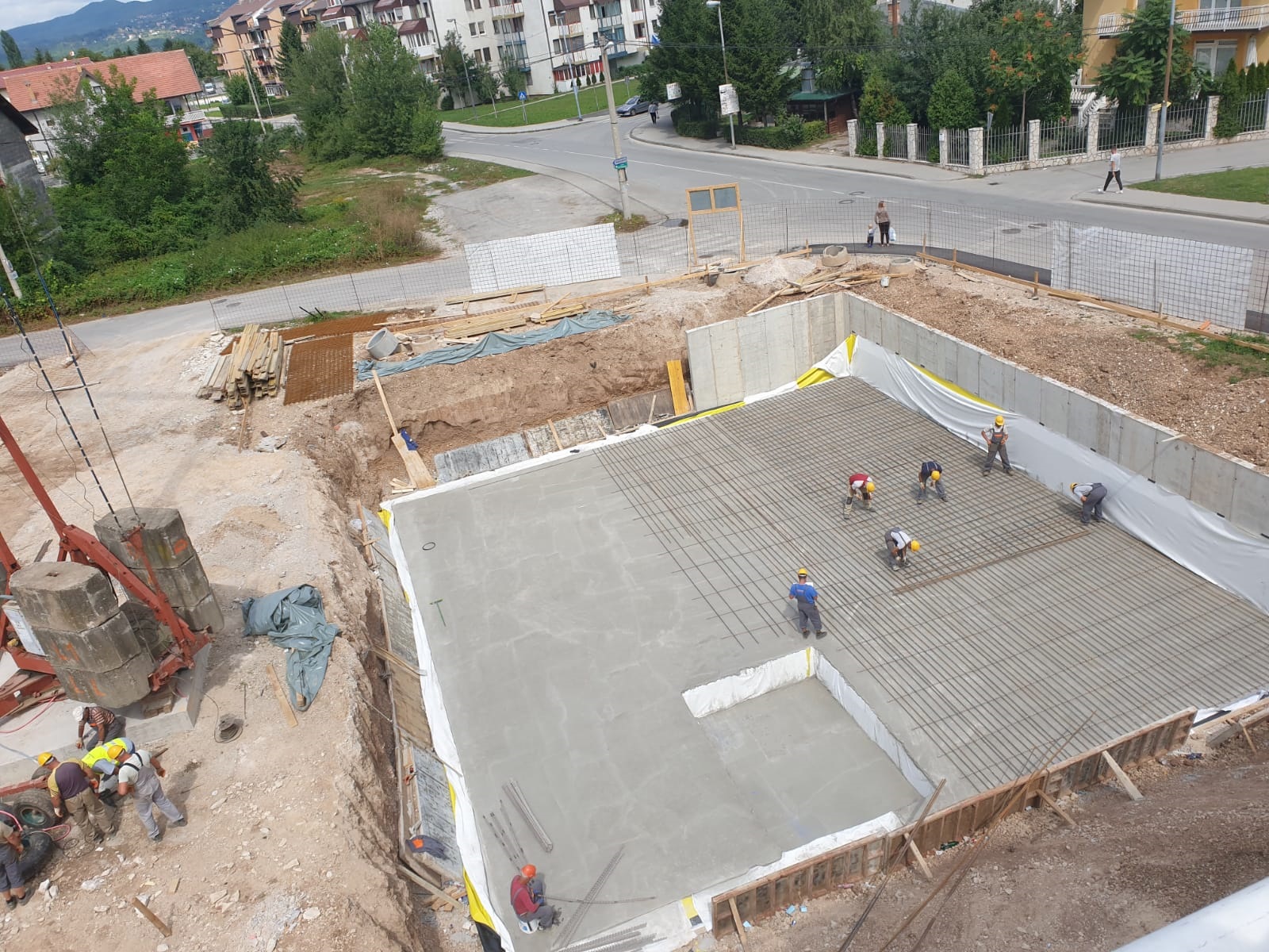 Pogledajte kako izgleda gradnja stambenog objekta Sarajevo Waves 5 (Foto)