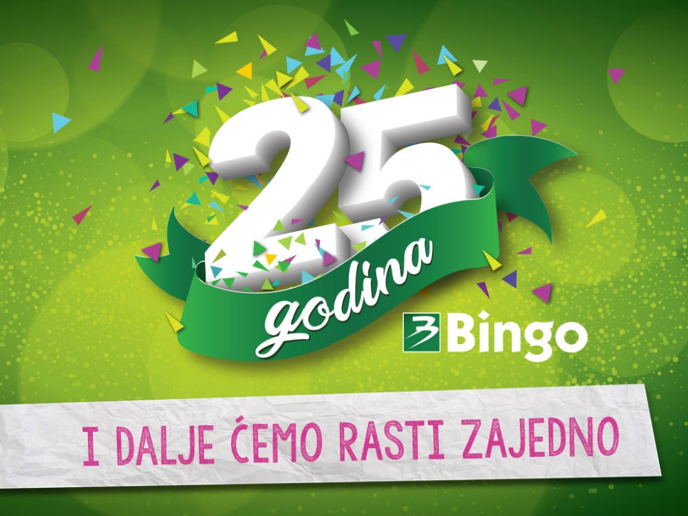 Bingo obilježava 25. godišnjicu: I dalje ćemo rasti zajedno