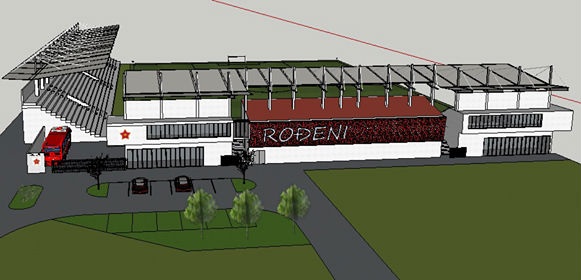 Pogledajte budući izgled centralne i zapadne tribine stadiona FK Velež