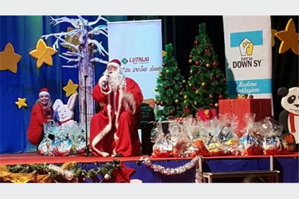 Lutrija BiH priredila novogodišnju zabavu za djecu s Down sindromom