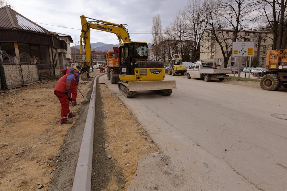 Hadžići: Rekonstrukcija i asfaltiranje ulice Zlatnih ljiljana