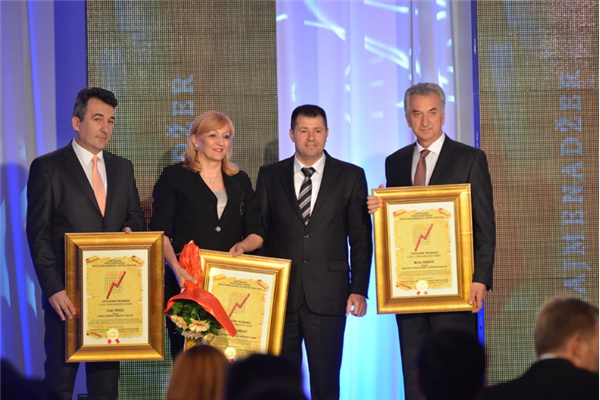 Dodijeljene 22 nagrade najuspješnijim menadžerima BiH i regiona