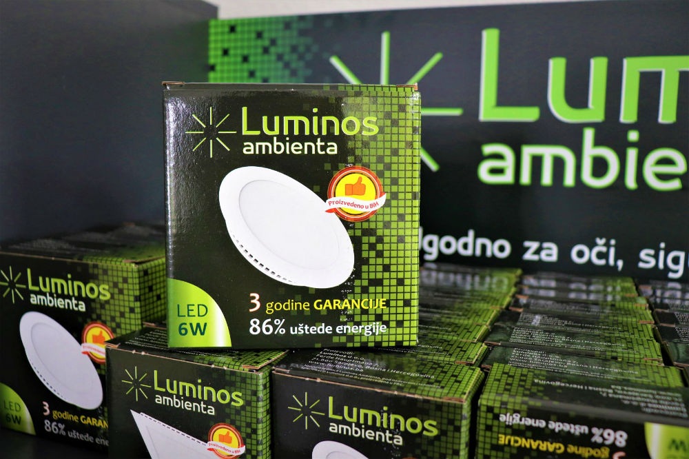 Domaći Luminos pokrenuo prvi pogon za proizvodnju LED panela u BiH