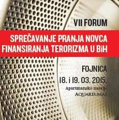 VII Forum sprečavanje pranja novca i finansiranja terorizma u BiH