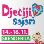 Sajam za djecu i roditelje od 14. do 16. novembra u Sarajevu