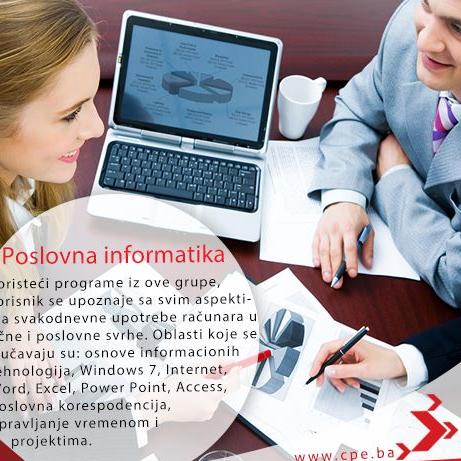 CPE Tuzla započinje kurs Poslovna informatika