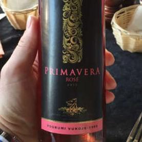 Iz palate vina Podruma Vukoje izdvajamo Primavera rosé Vukoje®