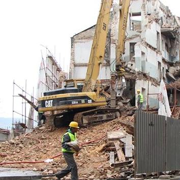 Rušenje zgrade bivšeg hotela Zagreb privodi se kraju
