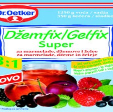 Dr. Oetker Džemfix Super 3:1 za pomoć pri pripremi zimnice