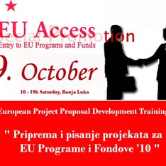 ICBL: Seminar na temu 'Priprema i pisanje projekata za EU Programe i Fondove', 09.10.2010. godine u Banjaluci