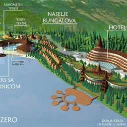 Na talasima mašte - Projekat ekskluzivnog turističkog kompleksa 'Borašnica' na Boračkom jezeru