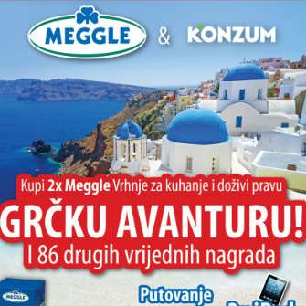 Meggle i Konzum vas nagrađuju - Doživi pravu Grčku avanturu!