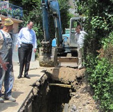 Nastavak izgradnja kanalizacione mreže u sarajevskoj ulici Esada Midžića