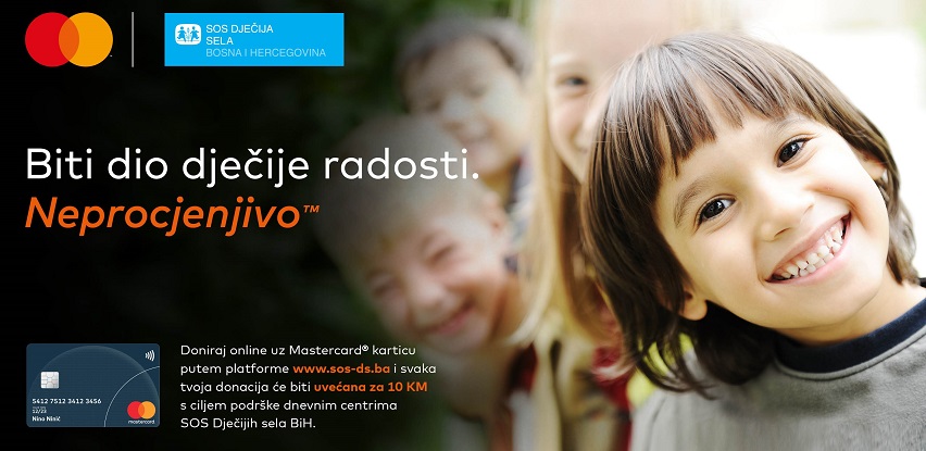Mastercard i SOS Dječija sela u BiH udruženi za bolje uslove rada “SOS dnevnih centara”