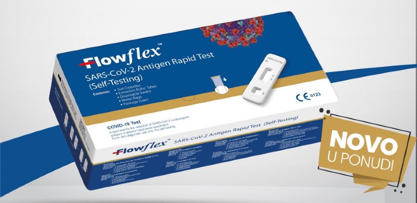 Flowflex, brzi test na antigen virus SARS-CoV-2 za samostalno testiranje