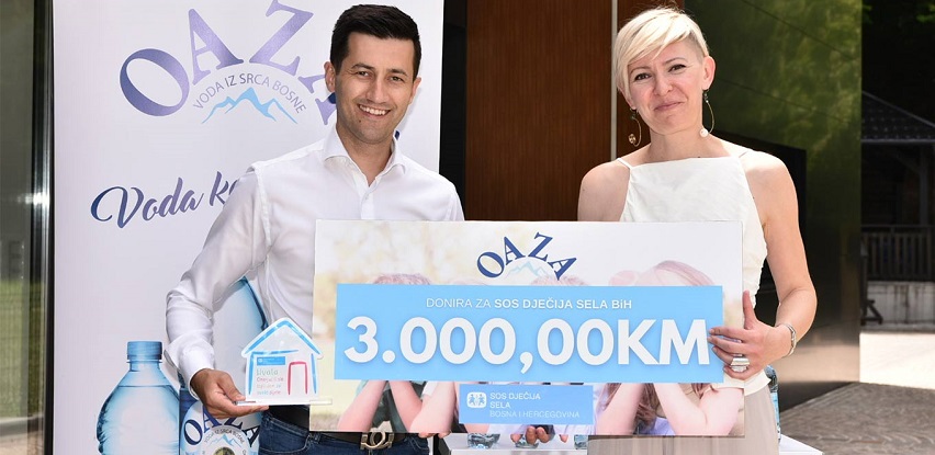 Kompanija Oaza donirala 3.000 KM SOS Dječijim selima BiH