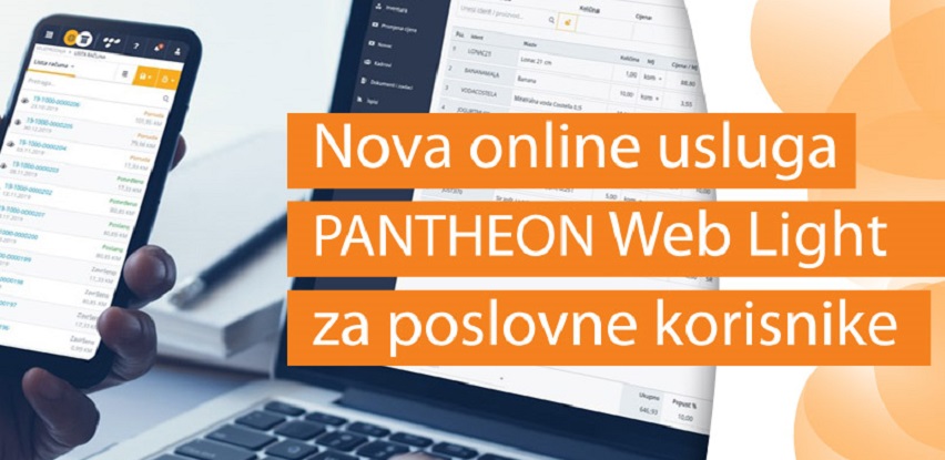 Od 2. maja - Nova, online usluga za poslovne korisnike PANTHEON Web Light