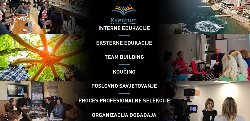 KVENTUM usluge - poslovne edukacije i team building i savjetovanje