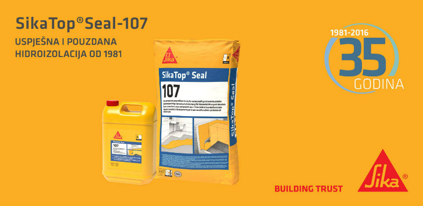SikaTop® Seal-107 - najprodavaniji proizvod za zaštitu Vaše kupaonice