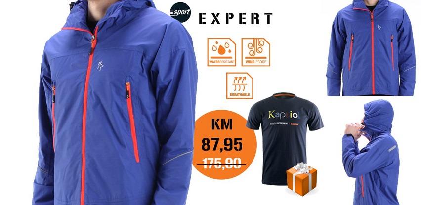 Totalna rasprodaja u Kapriolu – jakna EXPERT sa 50% popusta + poklon majica ENJOY