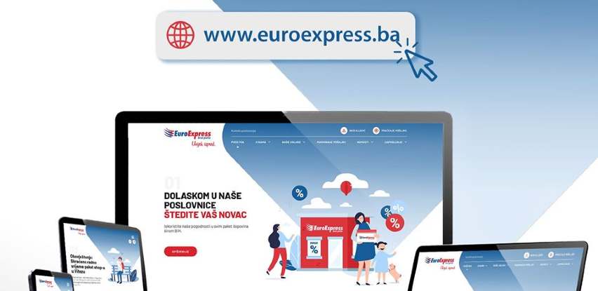 Posjetite novu internet stranicu EuroExpres brze pošte