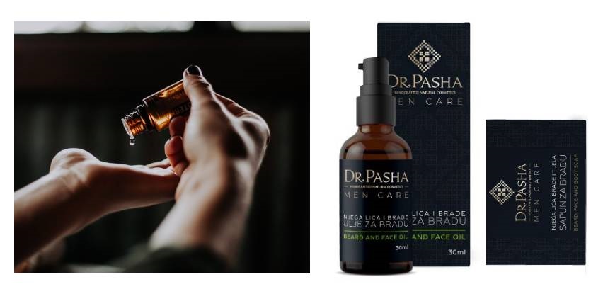 Dr.Pasha set men ulje za bradu sapun za bradu
