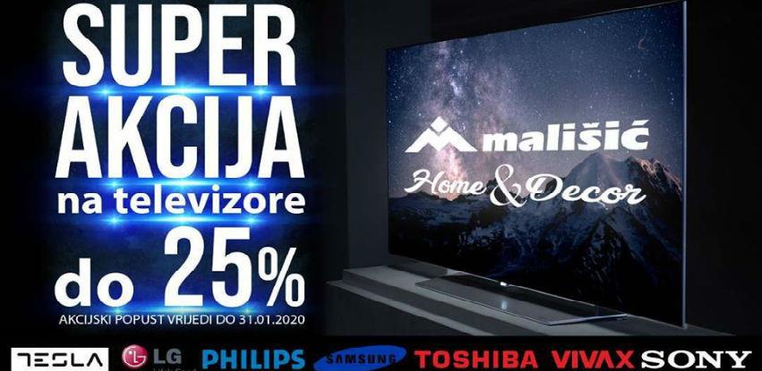 Super akcija na TV uređaje u Mališić Home&Decor!