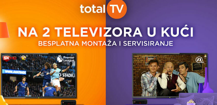 Velika jesenja akcija i duplo bolja zabava - Total TV na dva televizora