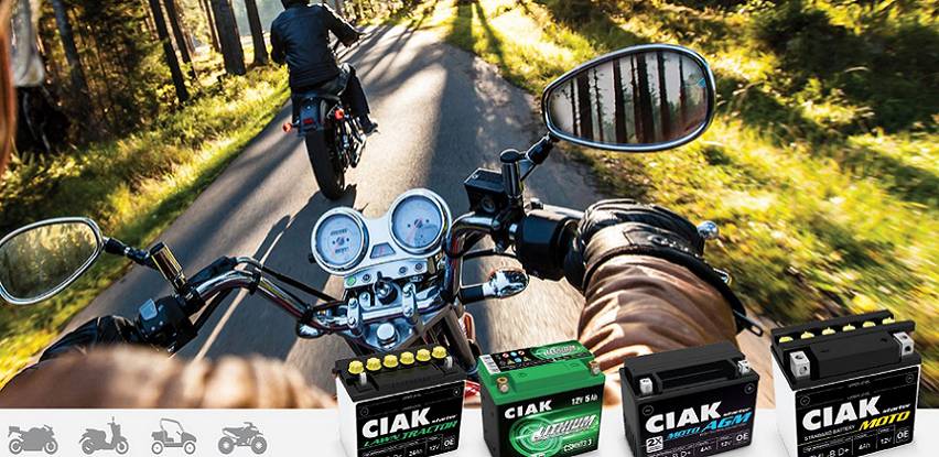 CIAK Moto akumulatori za vaše dvotočkaše