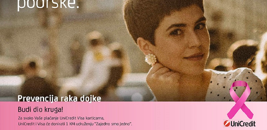 UniCredit u BiH - I ove godine Krug podrške za prevenciju karcinoma dojke