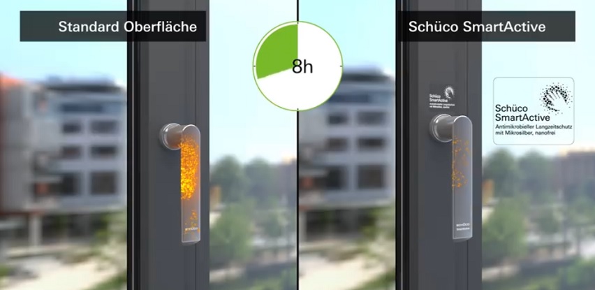 Saznajte razliku između standardne ručke i nove Schüco SmartActive (Video)