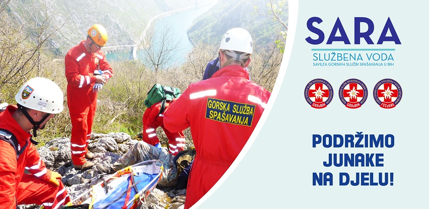 Podržimo junake na djelu: SARA - službena voda Saveza gorskih službi spašavanja u BiH