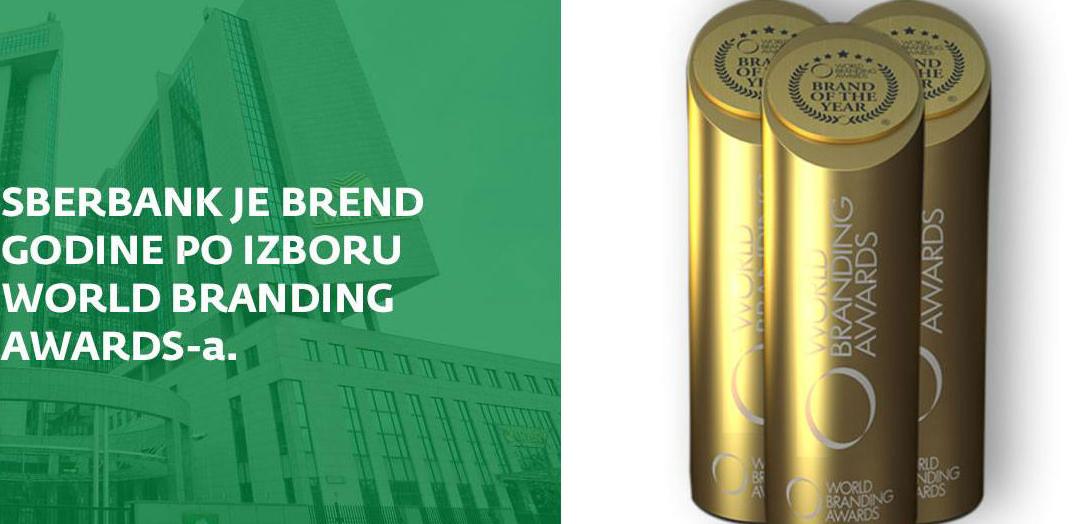 Sberbank je proglašena za Brend godine