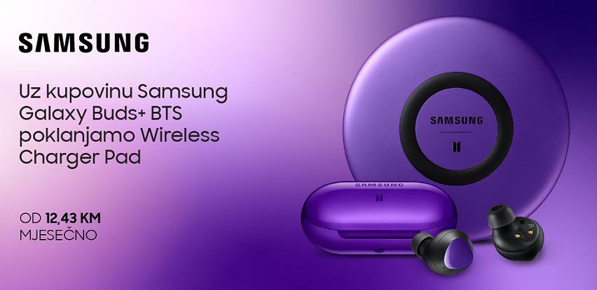 Samsung Galaxy Buds+ BTS Limited Edition samo u ponudi BH Telecoma!