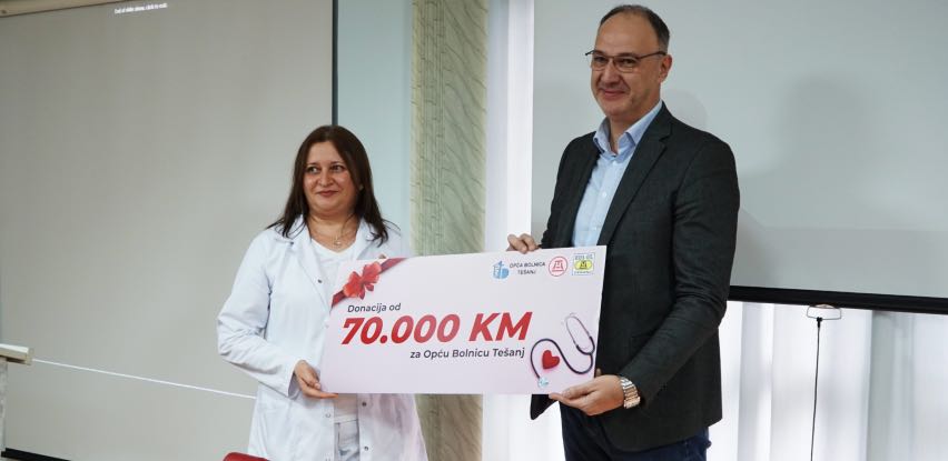 HIFA-OIL donacijom od 70.000 KM pomaže dijalizni odjel Opće bolnice Tešanj