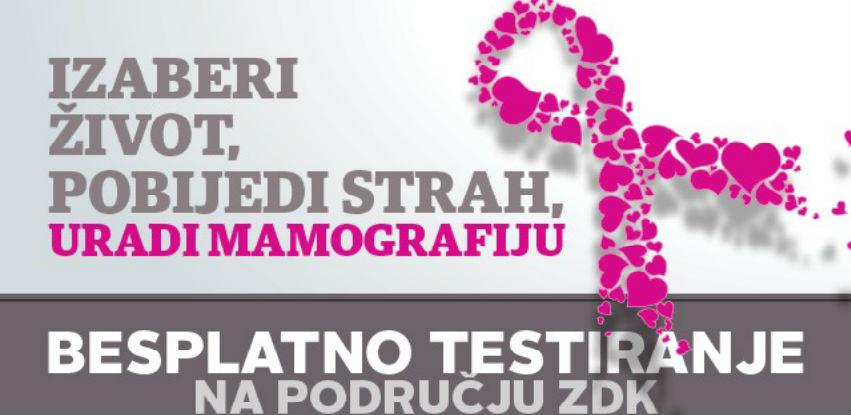Besplatni mamografski pregledi u deset zdravstvenih ustanova u ZDK