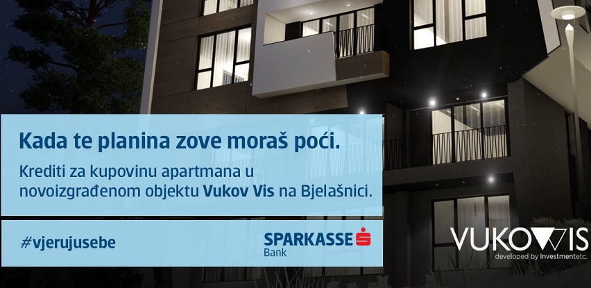 Sparkasse Bank krediti za kupovinu apartmana na Bjelašnici