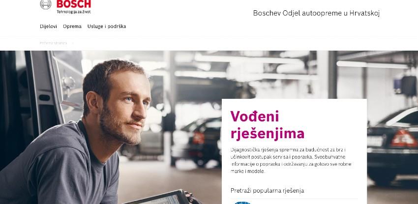 Boschev Odjel autoopreme objavio nove internetske stranice za dijelove i opremu