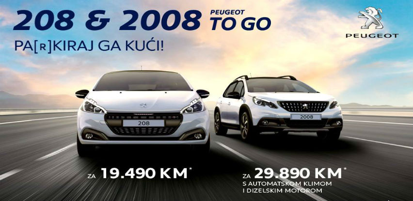 TO GO ponuda automobila koji su spremni da ih odvezete kući - Peugeot 208 & 2008