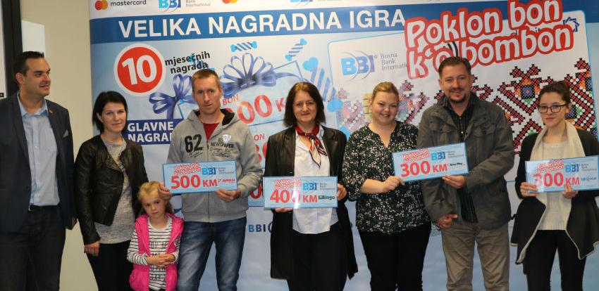 Drugi krug nagradne igre BBI Banke i Mastercarda: Dobitnici iz cijele BiH