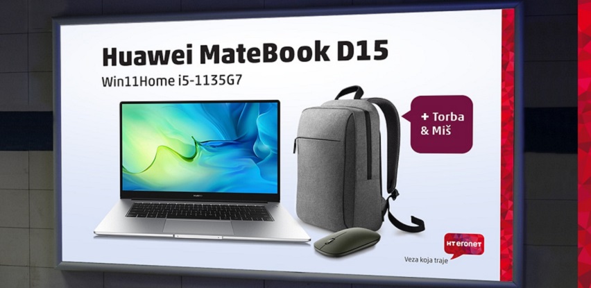 Huawei MateBook uz TRIO Super+ na rate + poklon torba i miš