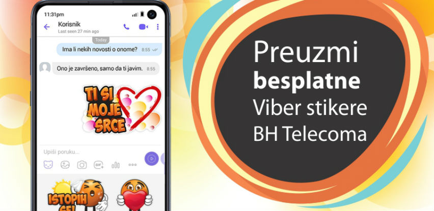 Furaj svoj film - Preuzmi besplatne Viber stikere BH Telecoma