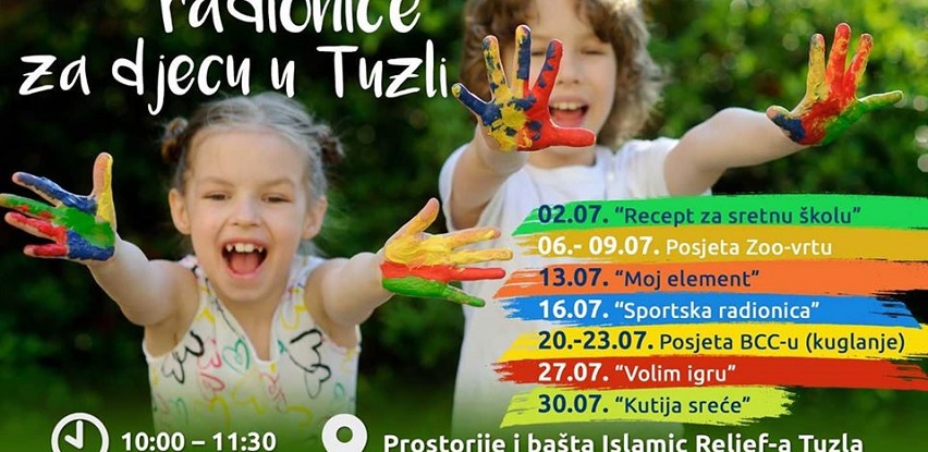 Besplatne kreativne radionice za djecu u Tuzli