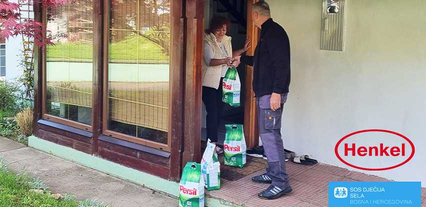 Porodicama iz SOS Dječijih sela u BiH Henkel obezbijedio deterdžent za 77.000 kg čistog veša