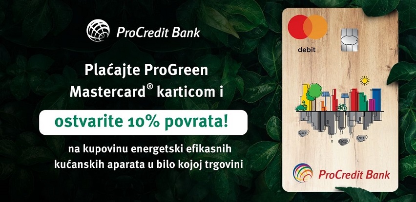 ProGreen račun nova usluga ProCredit Bank