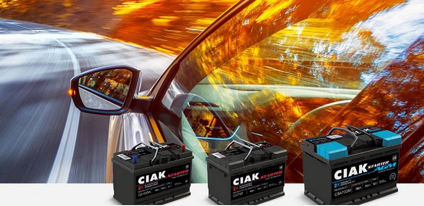 CIAK Starter akumulatori za osobna vozila