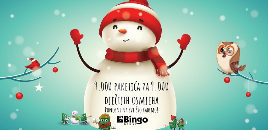 Bingo Group: 9.000 paketića, za 9.000 dječjih osmjeha