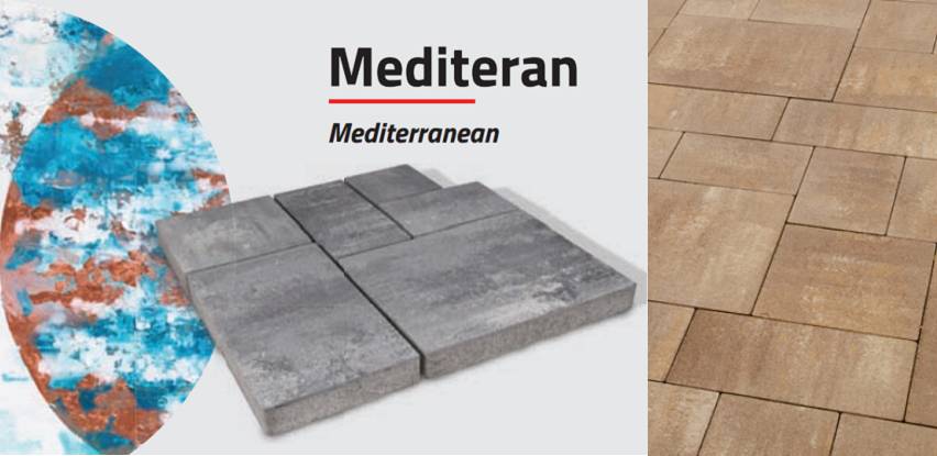 Mediteran ploče – ploče od šest različitih geometrijski izbalansiranih formata
