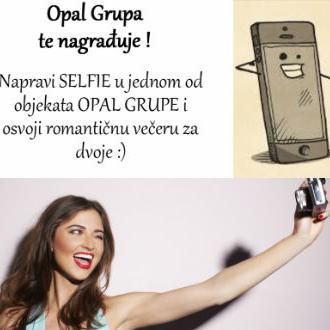 Nagradna igra 'Opal – Selfie': Osvojite romantičnu večeru za dvoje