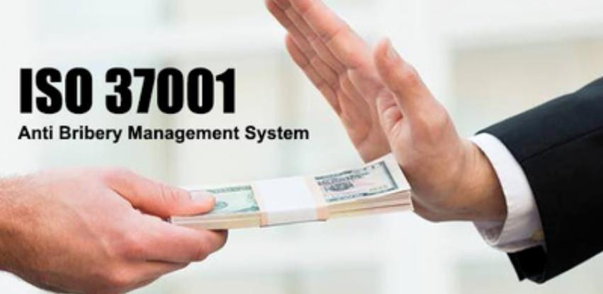 Uvođenje ISO 37001:2016 Sistemi menadžmenta protiv mita i korupcije